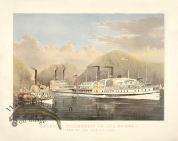 Steamboats on the Hudson